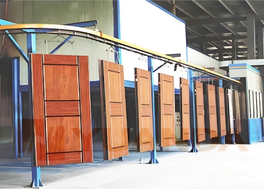 Overhead Conveyor System for Powder Coating Line