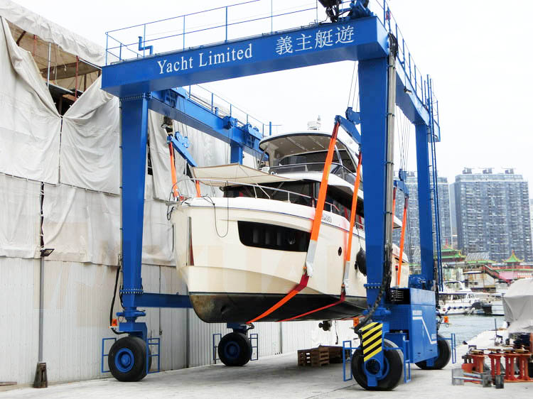 50 Ton Marina Yacht Travel Lift For Sale