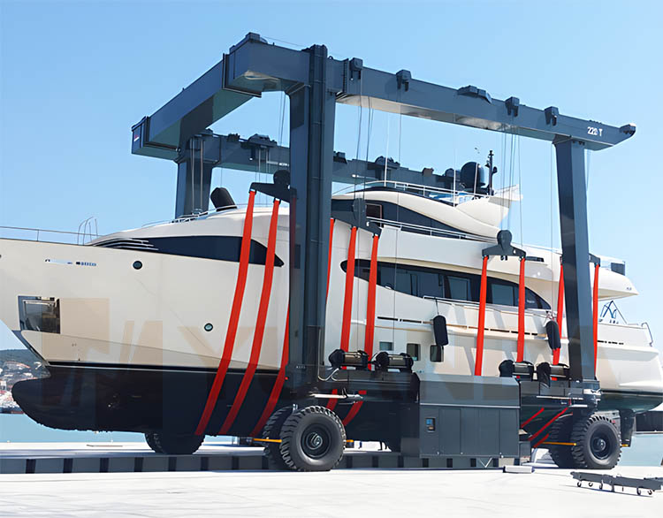 80 Ton Mobile Marine Boat Hoist Price