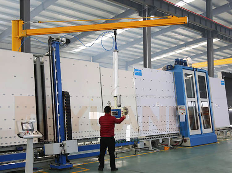 vacuum lifter jib crane glass