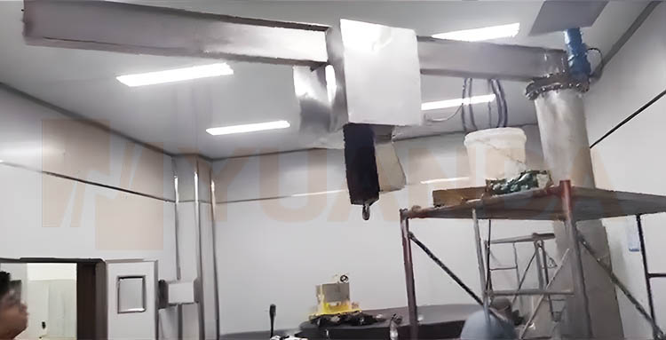 freestanding stainless steel jib crane