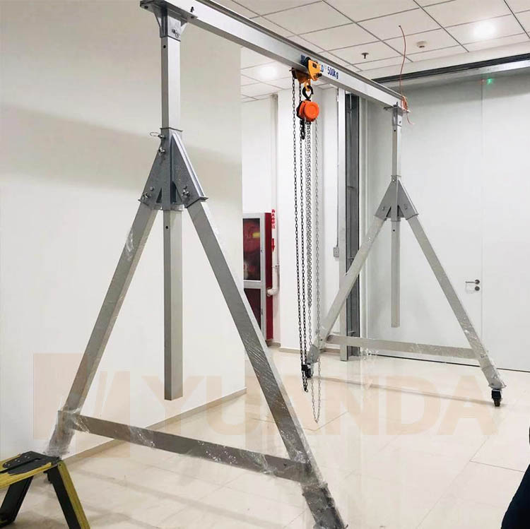 aluminum a frame gantry crane
